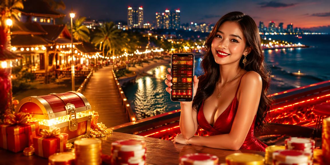 Người dùng chơi casino trực tuyến trên điện thoại tại bãi biển Phú Quốc